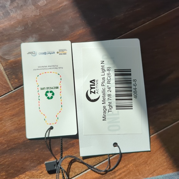 Mirage Metallic Plus Light‎ n Tight 7/8 24" sz. 6-8 NWT - Picture 4 of 5